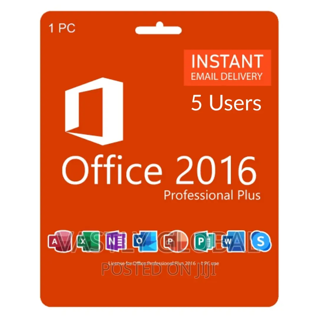 Office 2016 Professional Plus- 5 Users