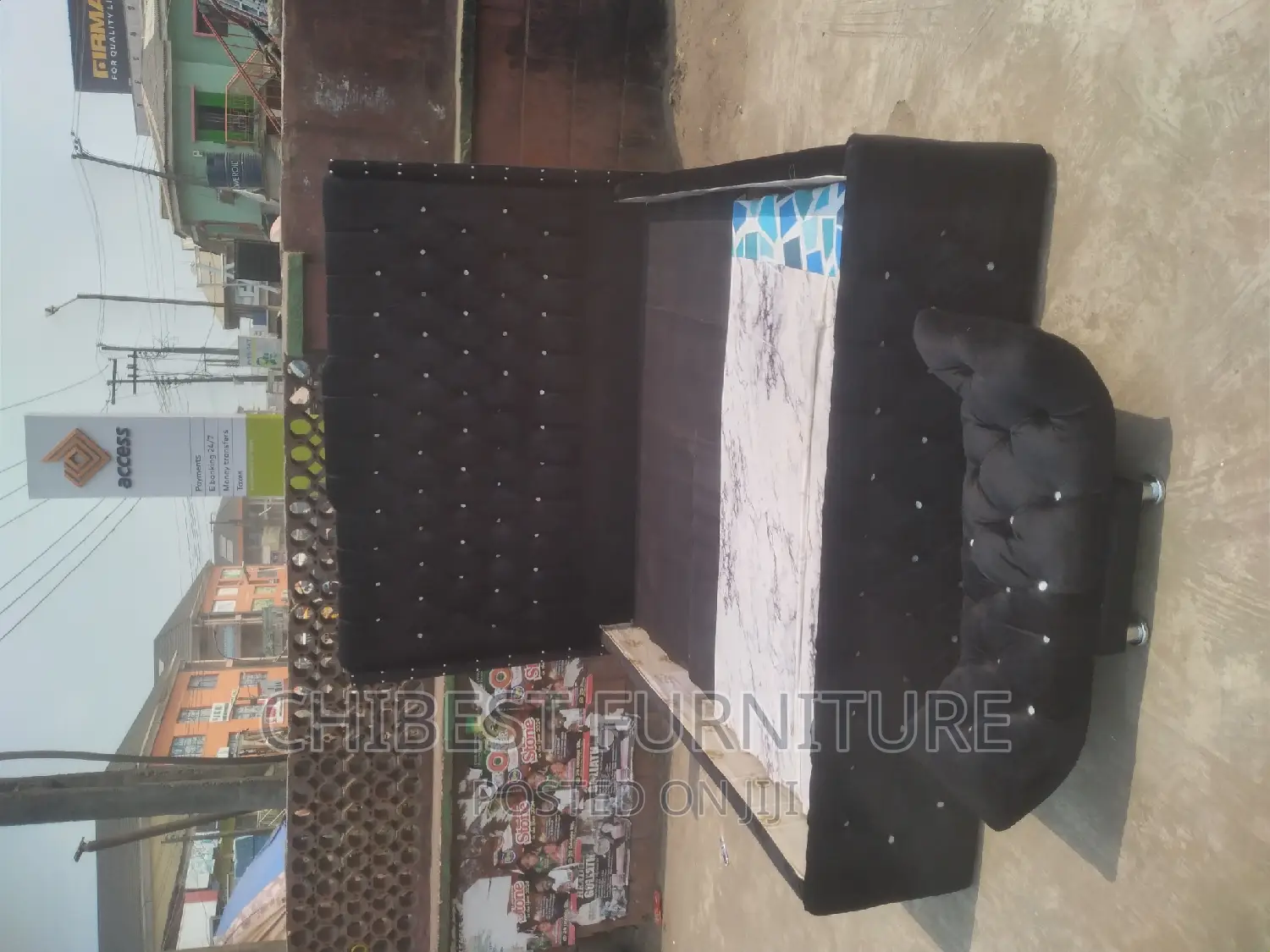Quality 6by6 Ulphostery Padded Bed Frame With One Footrest