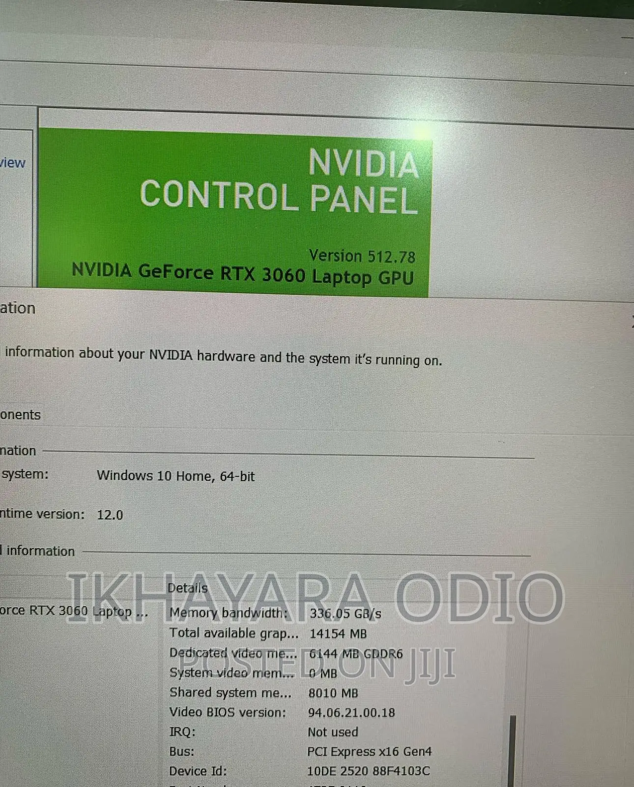 Laptop HP Omen 15 16GB Intel Core I7 SSD 512GB