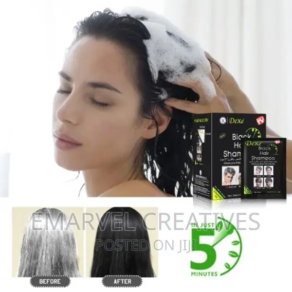 Hair Dye Shampoo - 25ml X10pieces - Black
