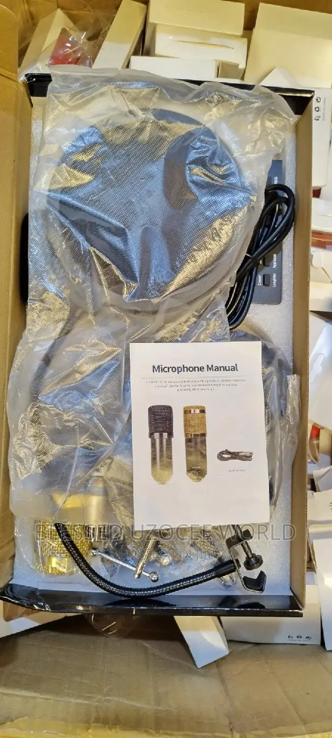 Professional Condenser Microphone + Patented Audio Reference