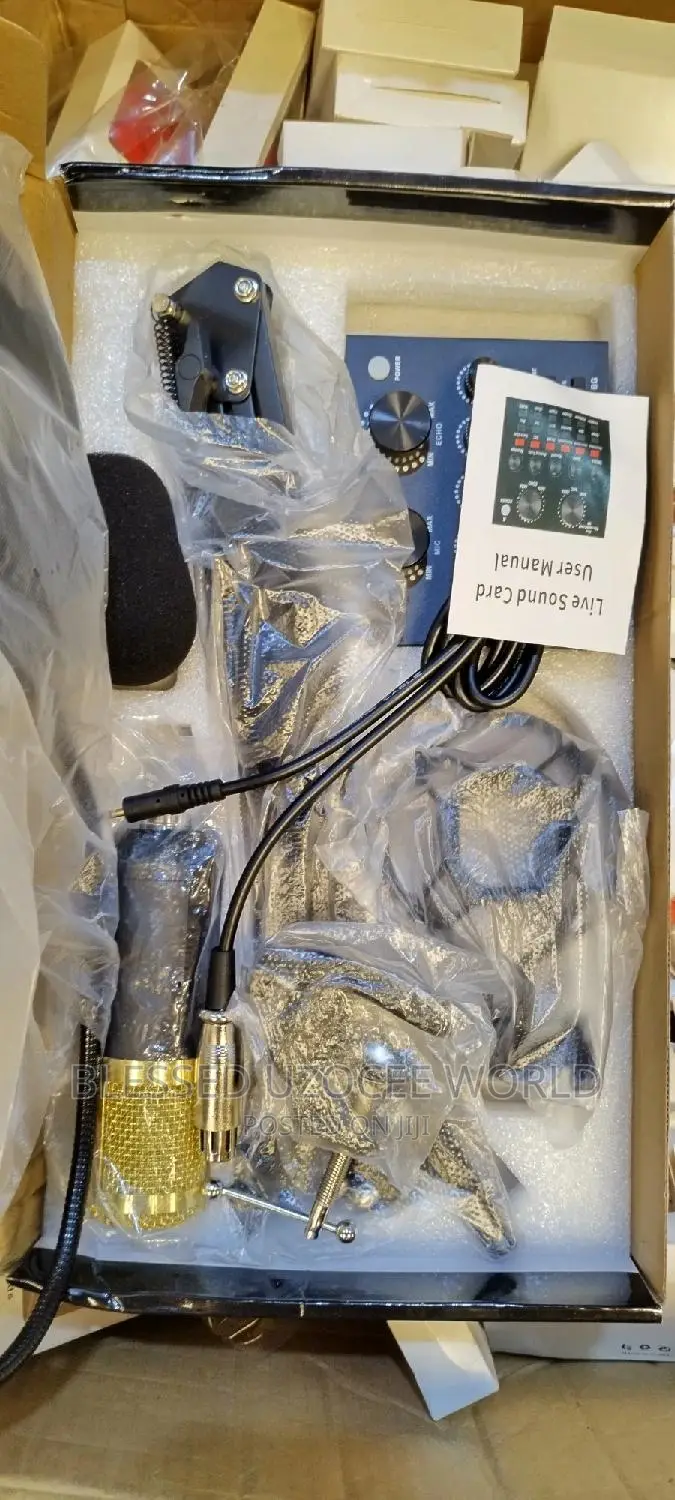 Professional Condenser Microphone + Patented Audio Reference