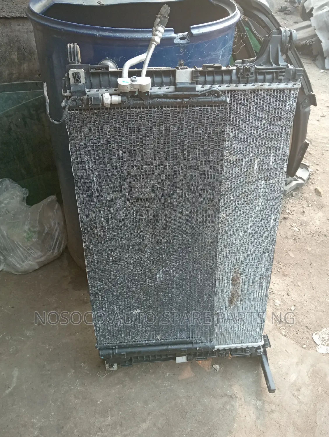 Radiator and Fan and Condenser Audi Q7 2018 2020