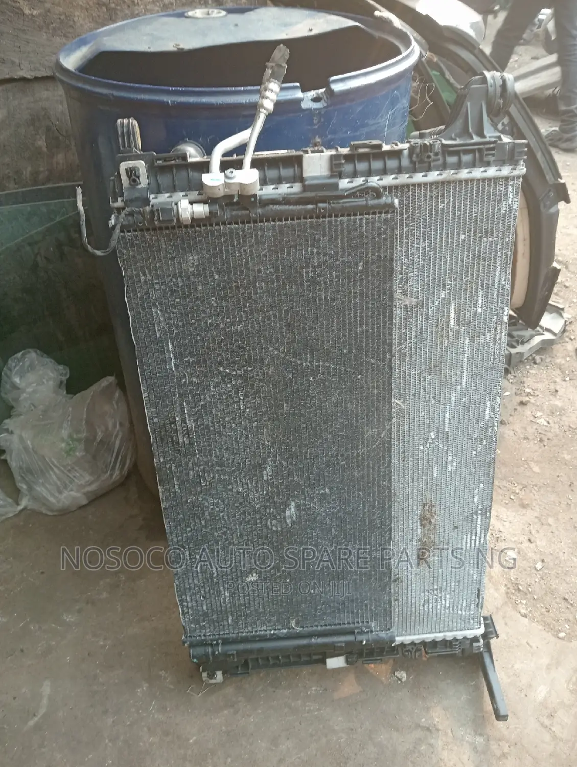 Radiator and Fan and Condenser Audi Q7 2018 2020