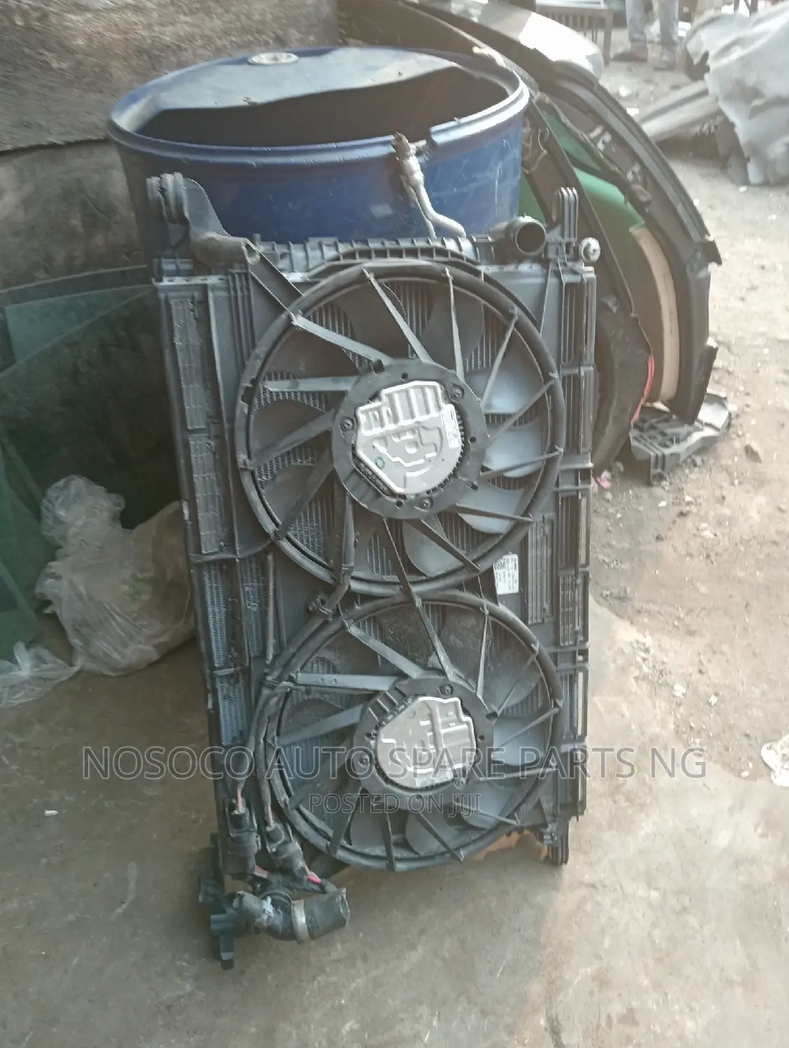 Radiator and Fan and Condenser Audi Q7 2018 2020