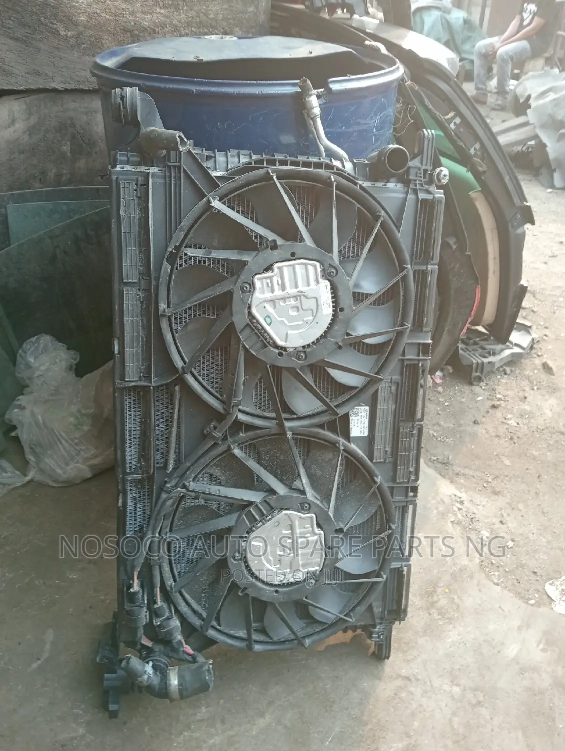 Radiator and Fan and Condenser Audi Q7 2018 2020