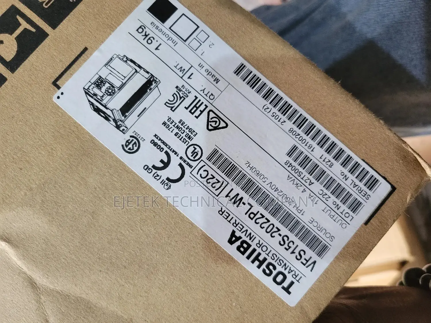 Toshiba Inverter VFD 2.2kw 220V