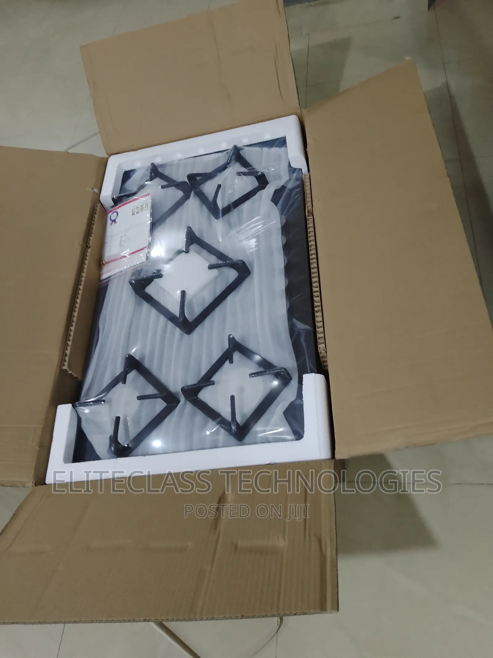 Smart Polystar 5 Burners Tempered Glass Built-in Gashob