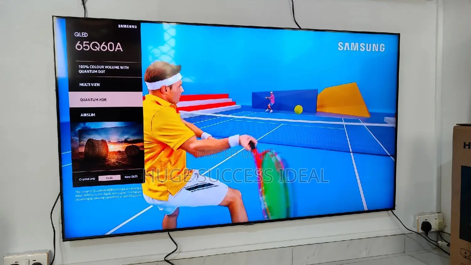 SAMSUNG 65" Smart Ultra HD HDR QLED TV With Bixby, Alexa