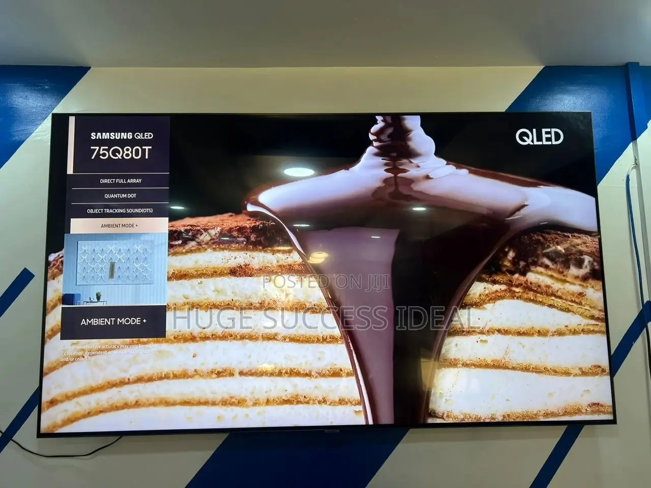 SAMSUNG 75′′ QLED TV , 100%Color Volume Qunatum Dot,