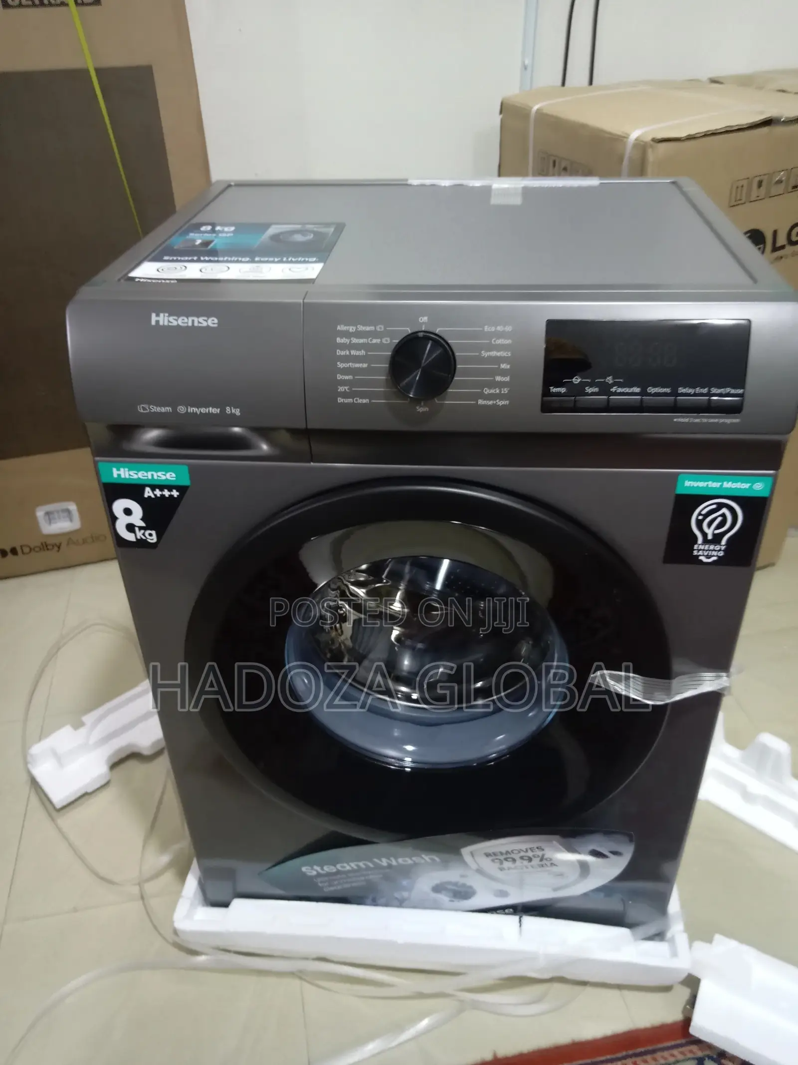 8kg Hisense Washing Machine, Super Quick Wash