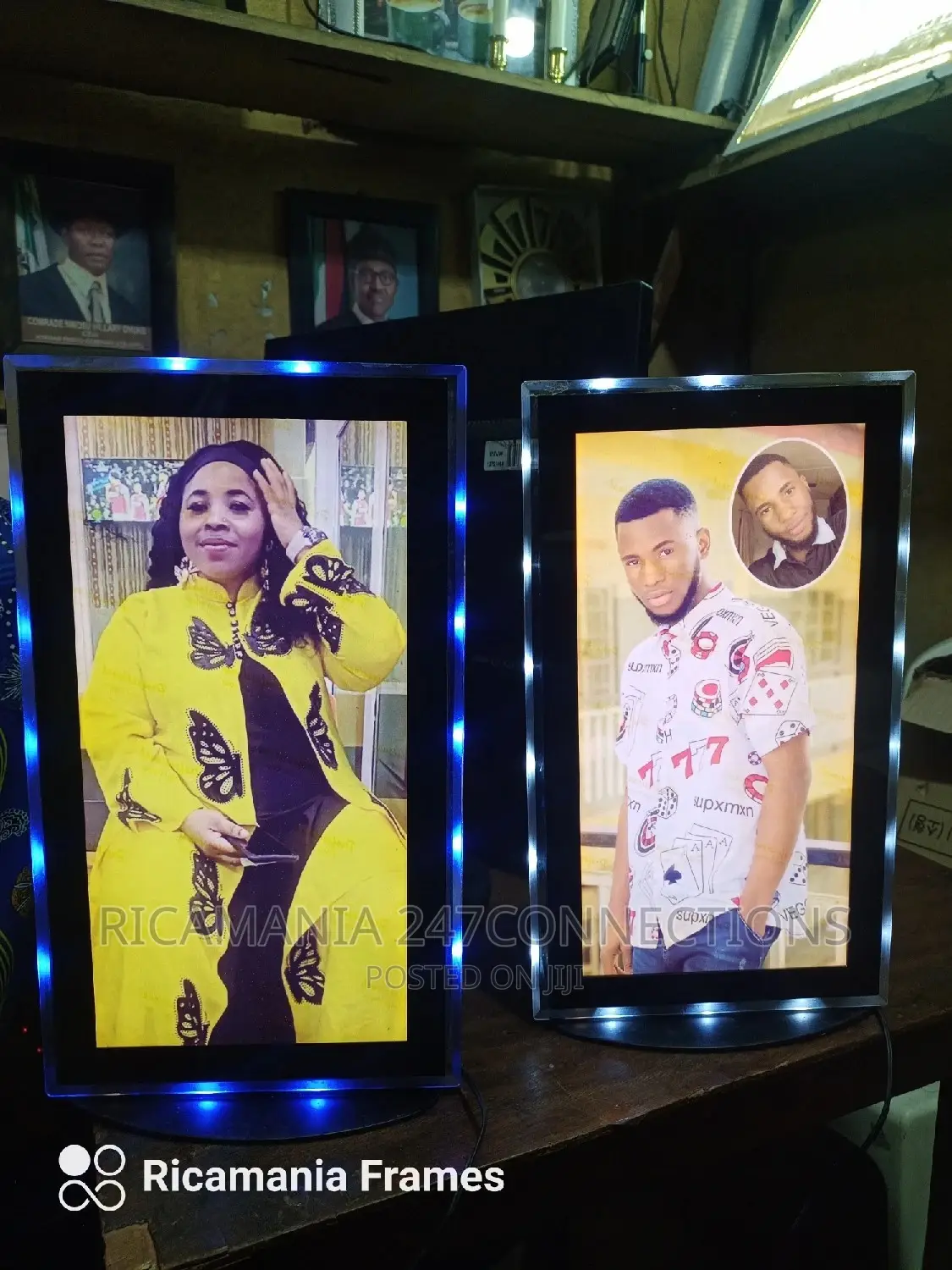 Both Tables and Led Lights Frames Available as Seen and More