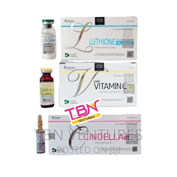 Cindella 1200mg Glutathione Skin Whitening Iv
(New Look)