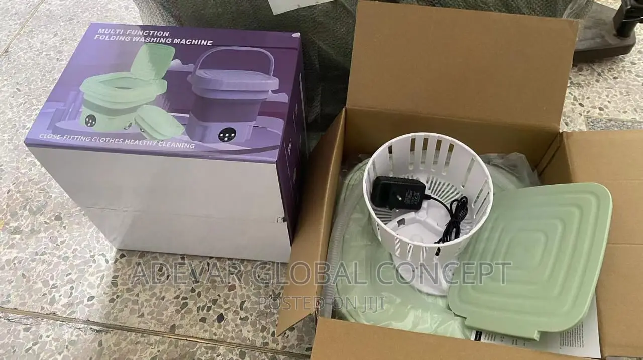 2kg Mini Foldable Washing Machine Portable Washer With Spin