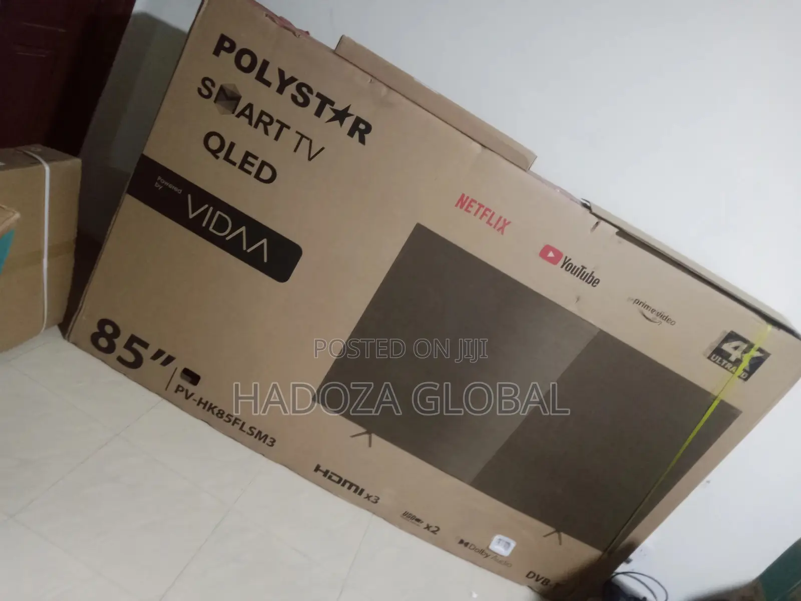 New Polystar 85" Qled Smart TV