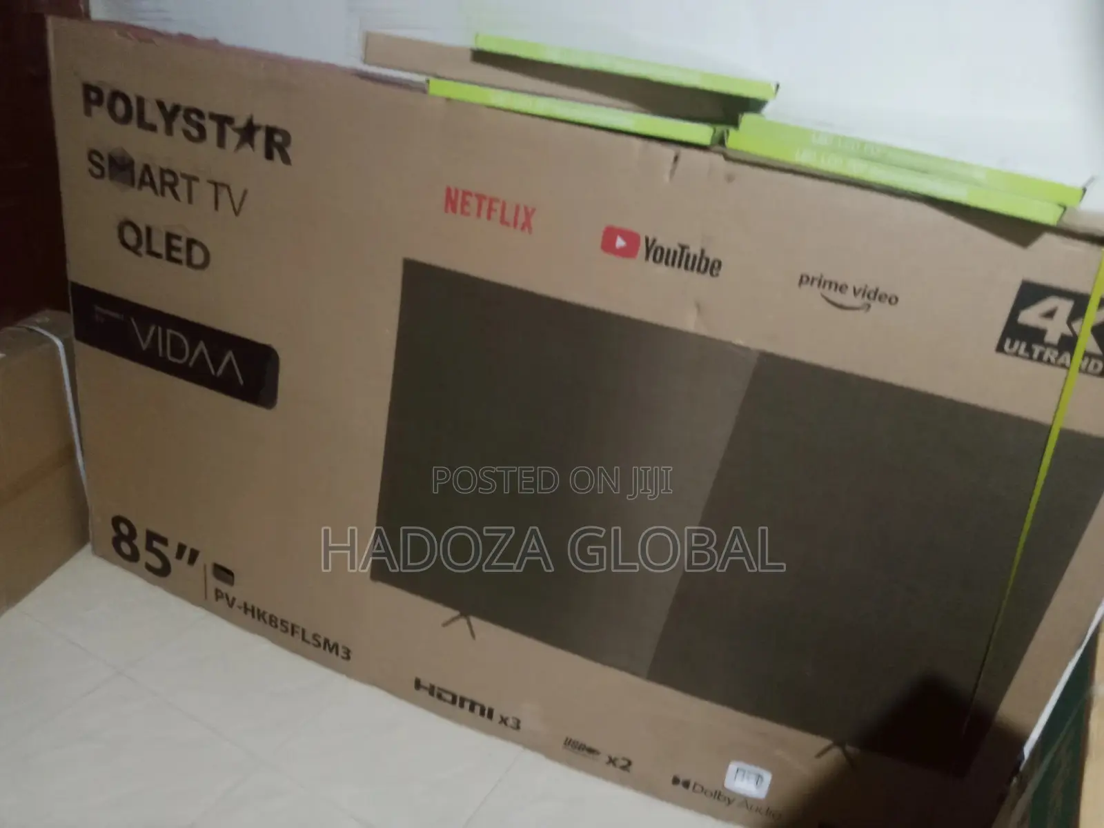Polystar 85" Qled Smart Tv- Ultra HD
