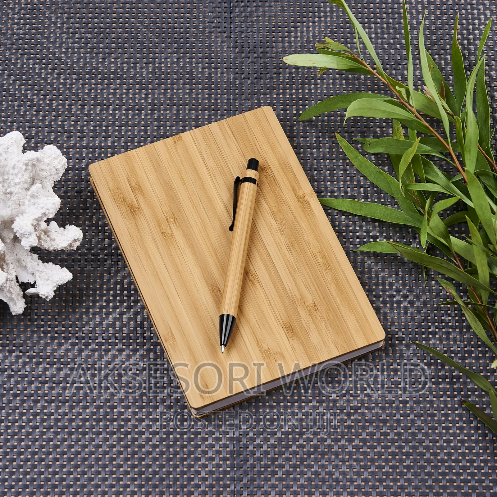 Corporate Gift Bamboo Notebook Set Souvenir Notepad