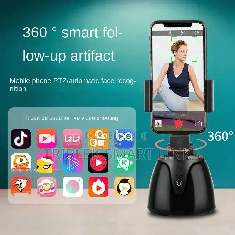Auto Smart Shooting Selfie 3600 Object Tracking Phone Holder