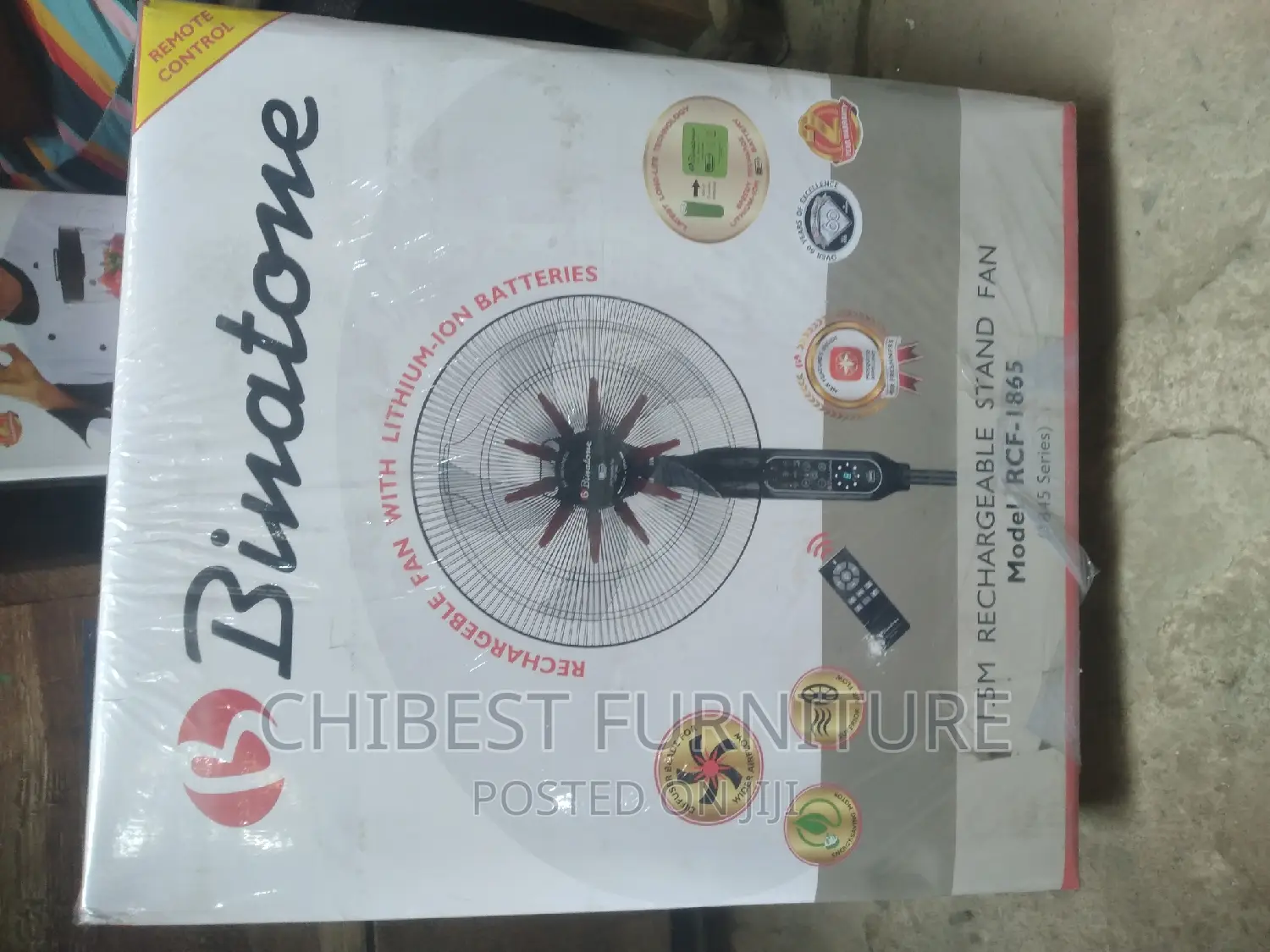 Quality Imported Binatone Rechargeable Standing Fan