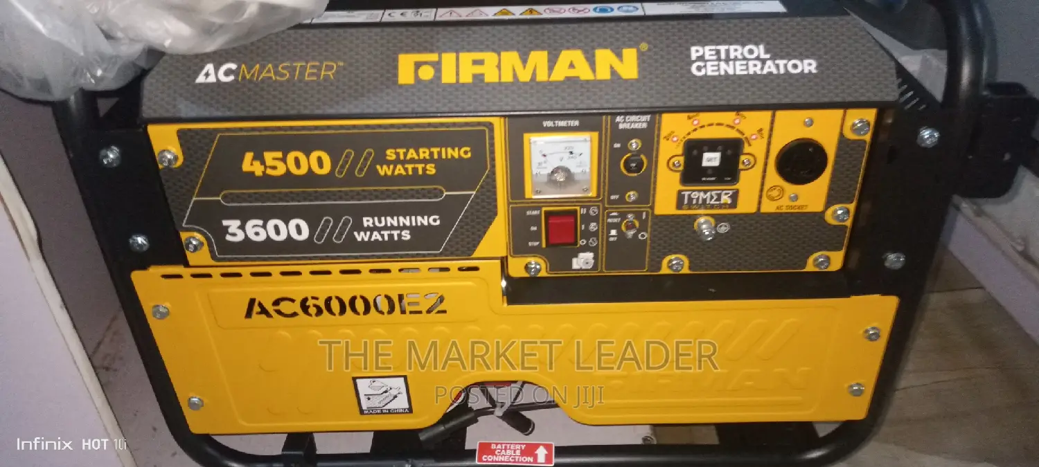 Firman Generator Ac6000 4.5kva Timer Generator