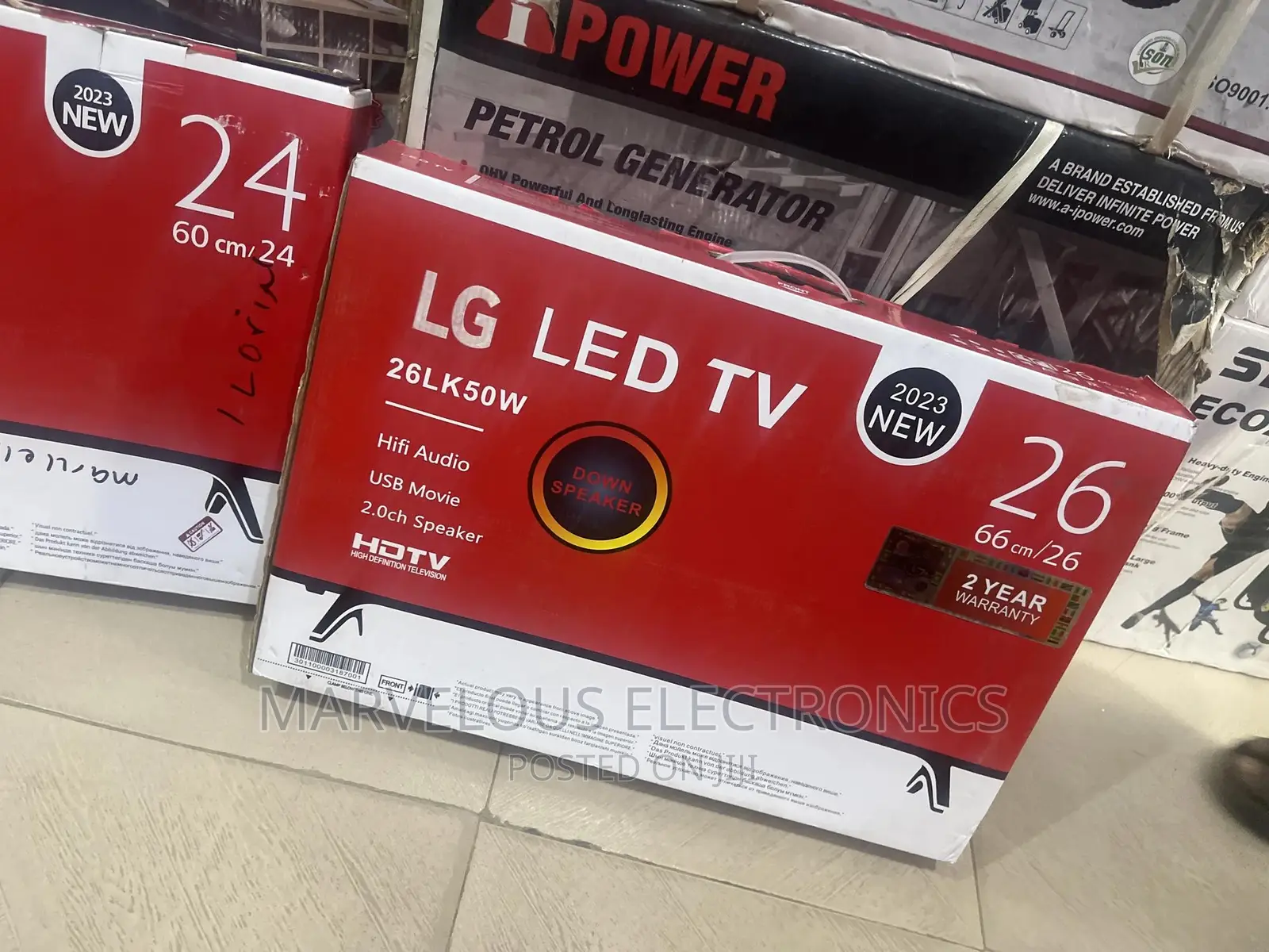 Brand New LG 26 Inch Leg Tv Witt USB