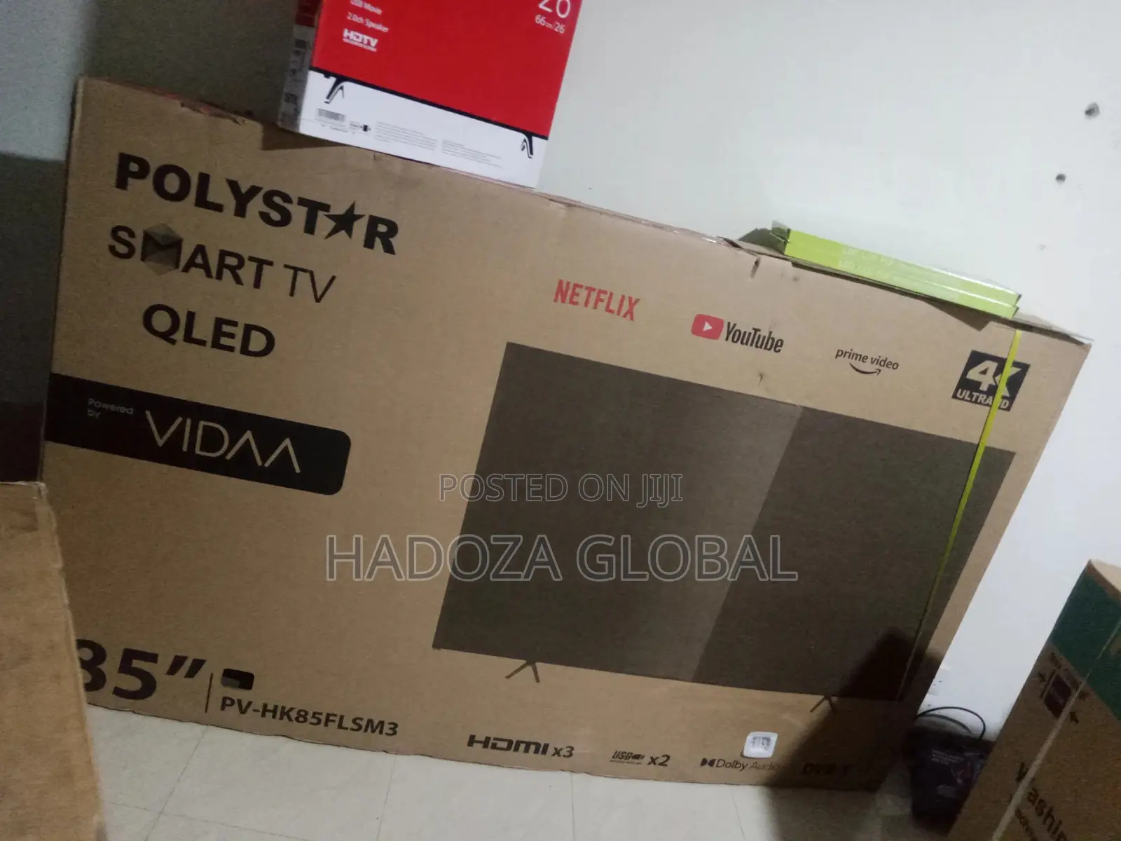 Efficient 85 Inches Polystar Qled Smart TV