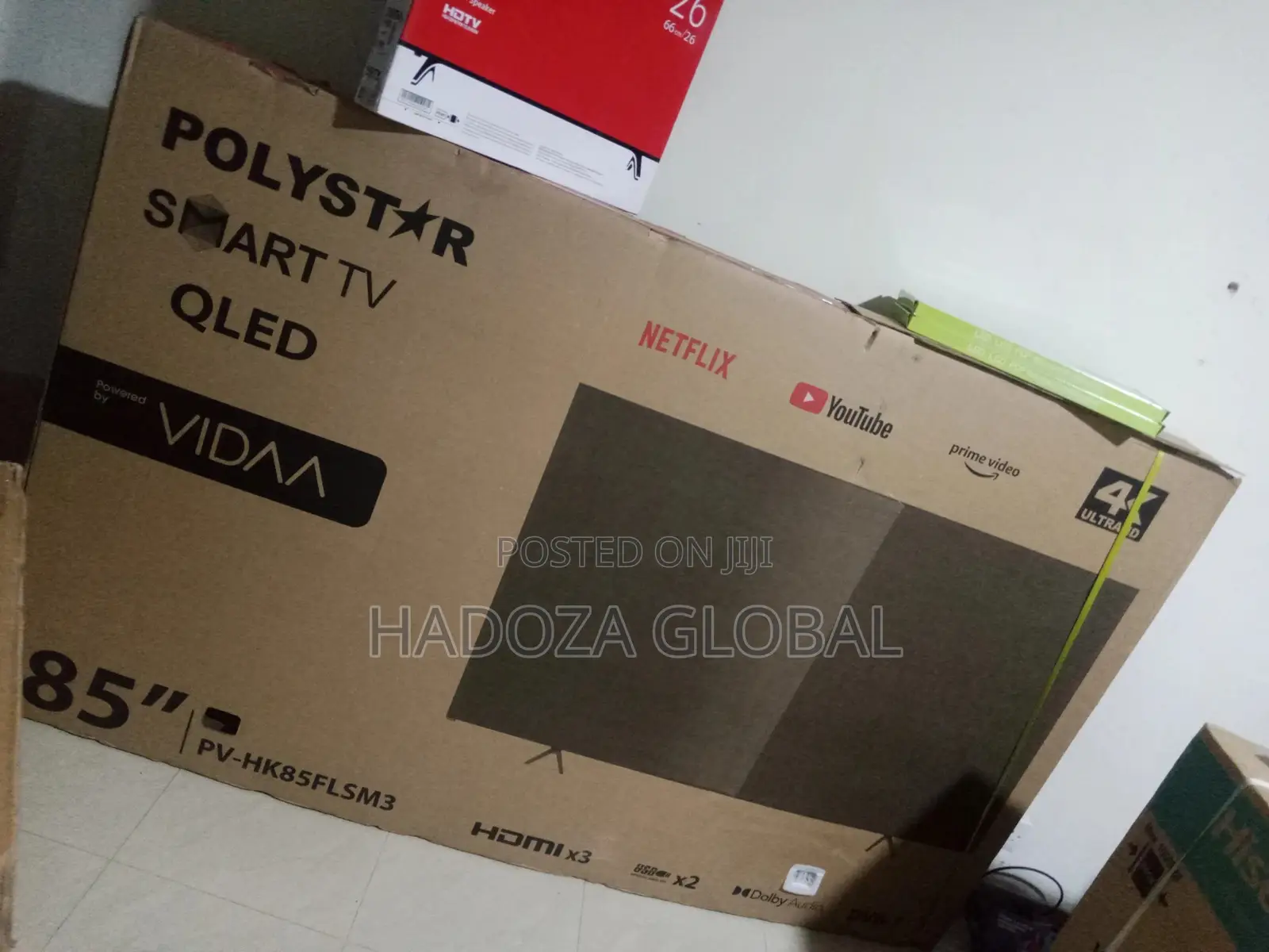 Efficient 85 Inches Polystar Qled Smart TV