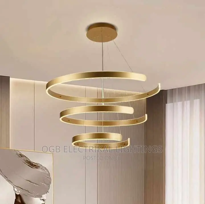New Golden Ring Chandelier