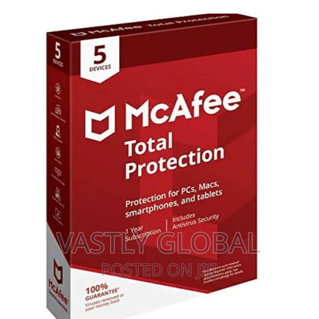 McAfee Total Protection - 5 Users | 1year
