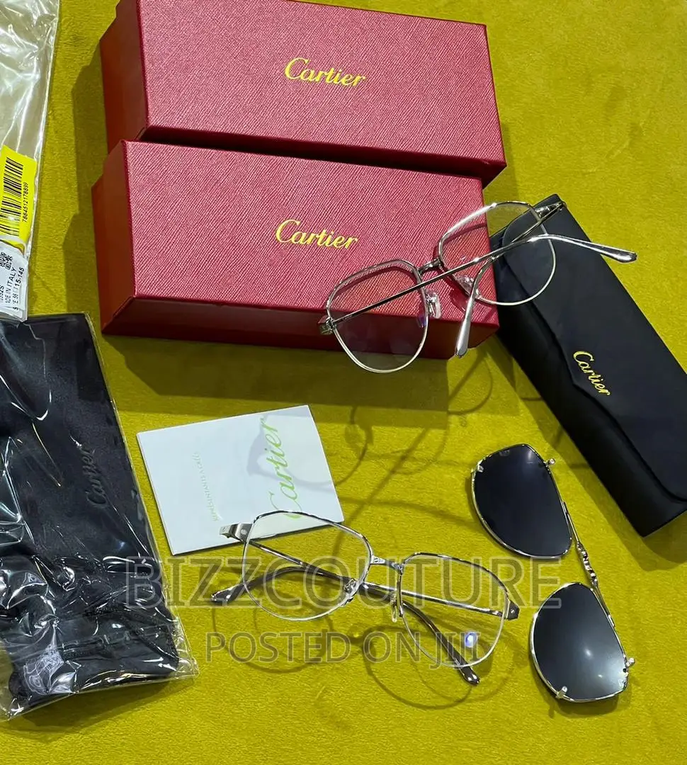 Original Cartier Eyewear Glasses Available in Store