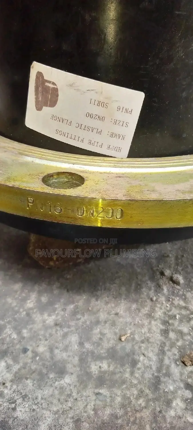 200mm HDPE Adaptor With Iron Flange