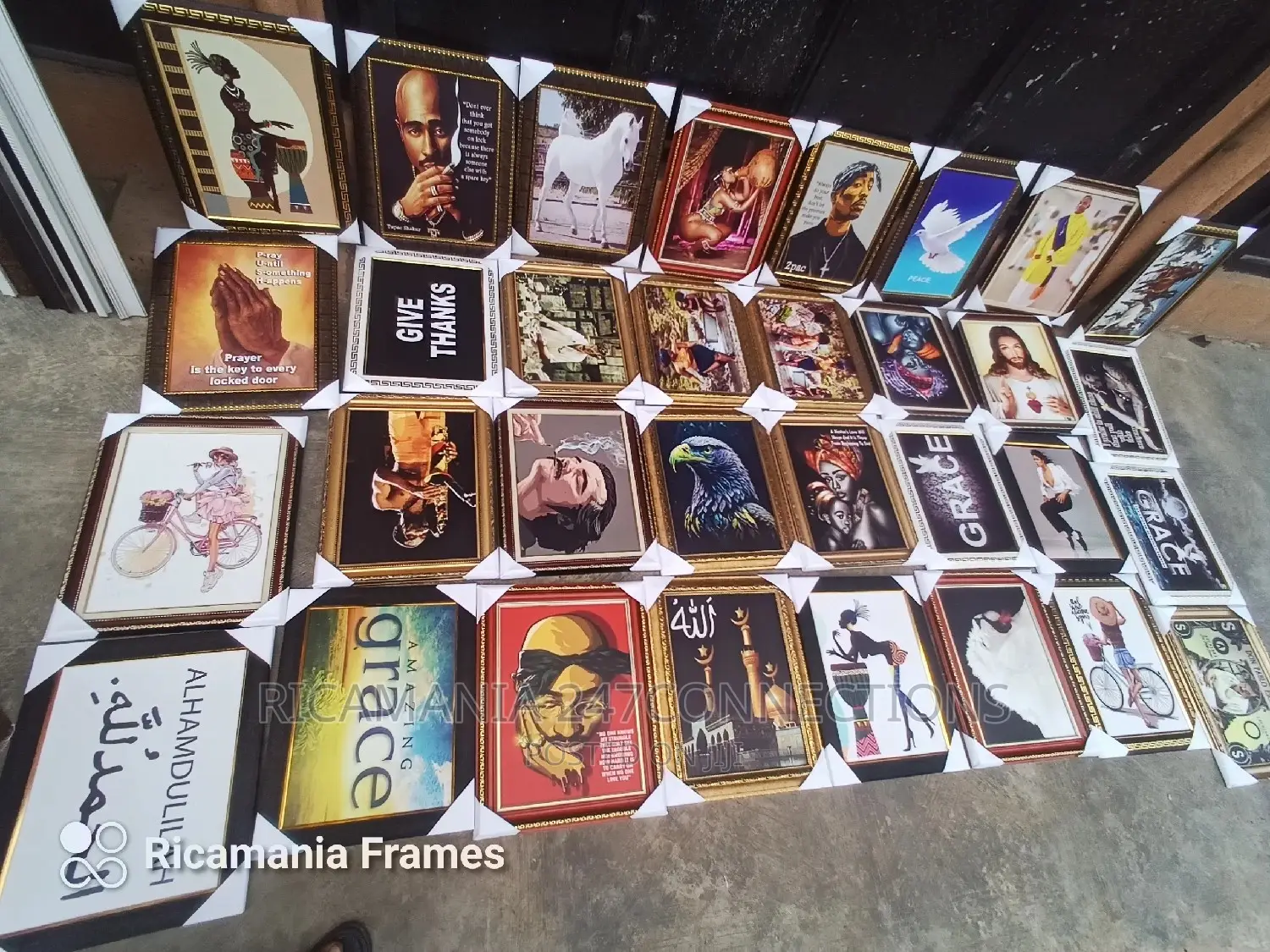 Picture Frames of All Sizes