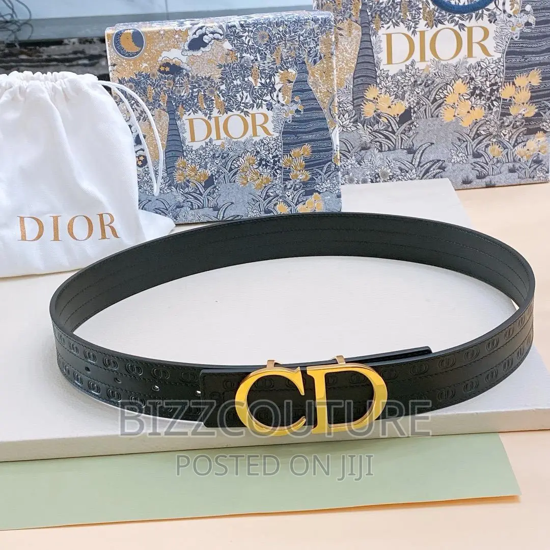 Original DIOR Leather Belts Available in Store