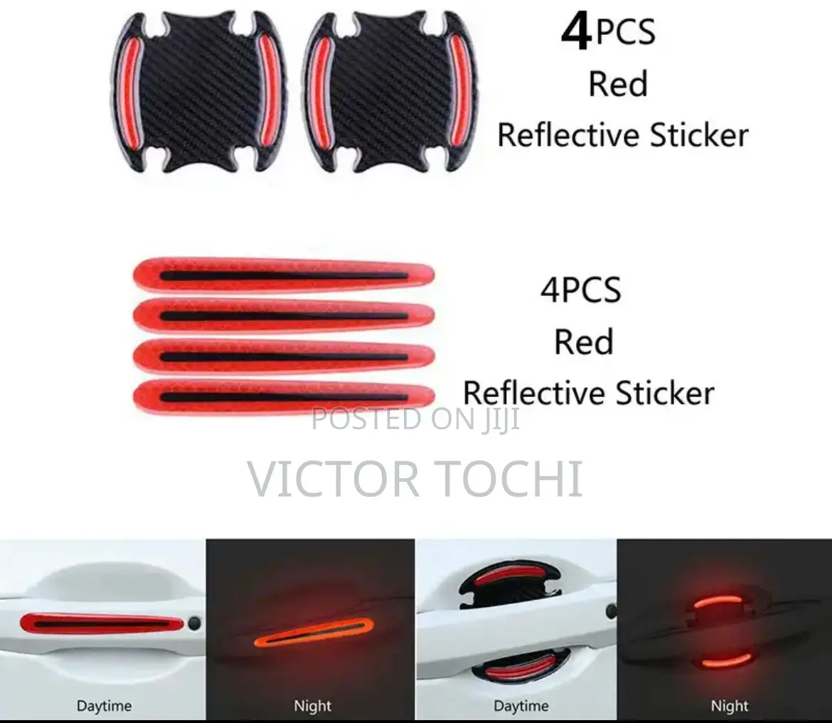 Car Door Handle Reflective Stickers