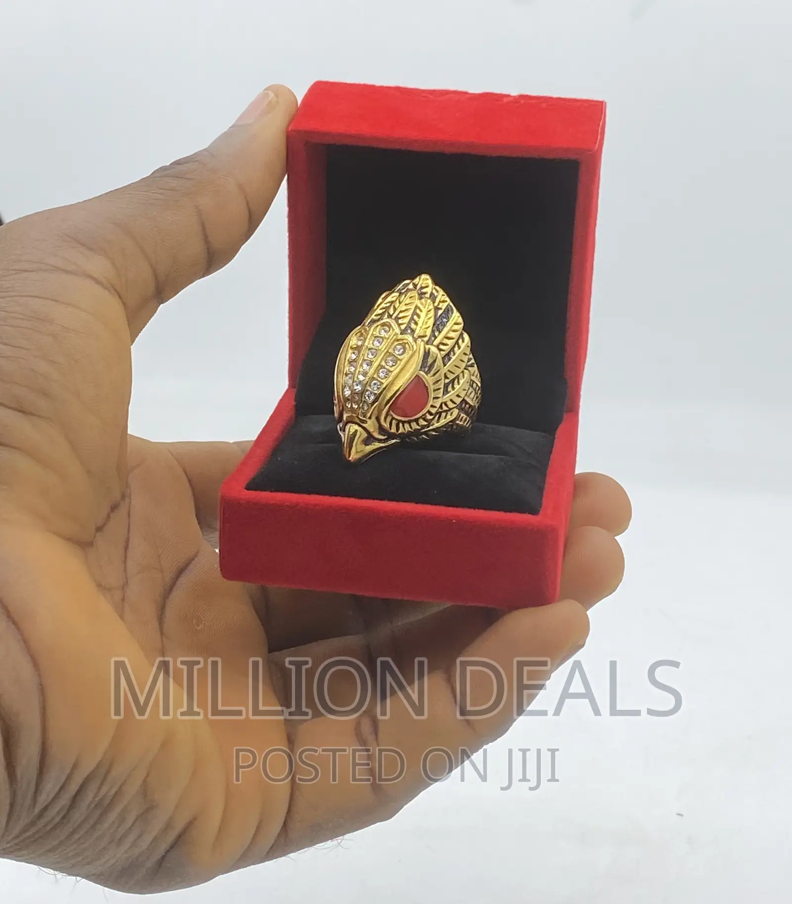 Luxe Steel Men’S Punk Ring