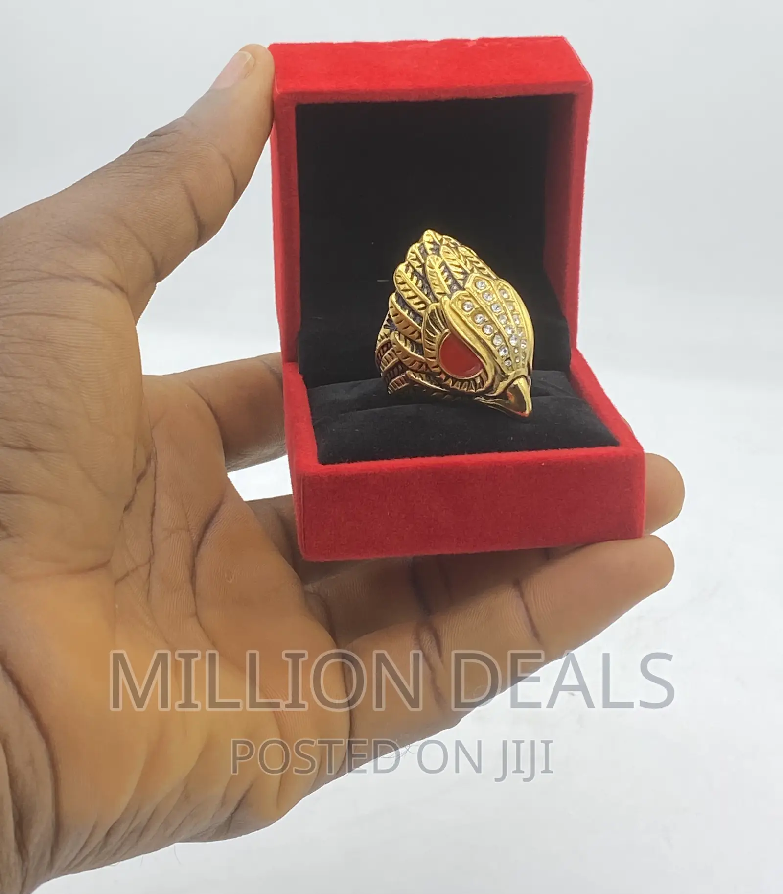 Luxe Steel Men’S Punk Ring