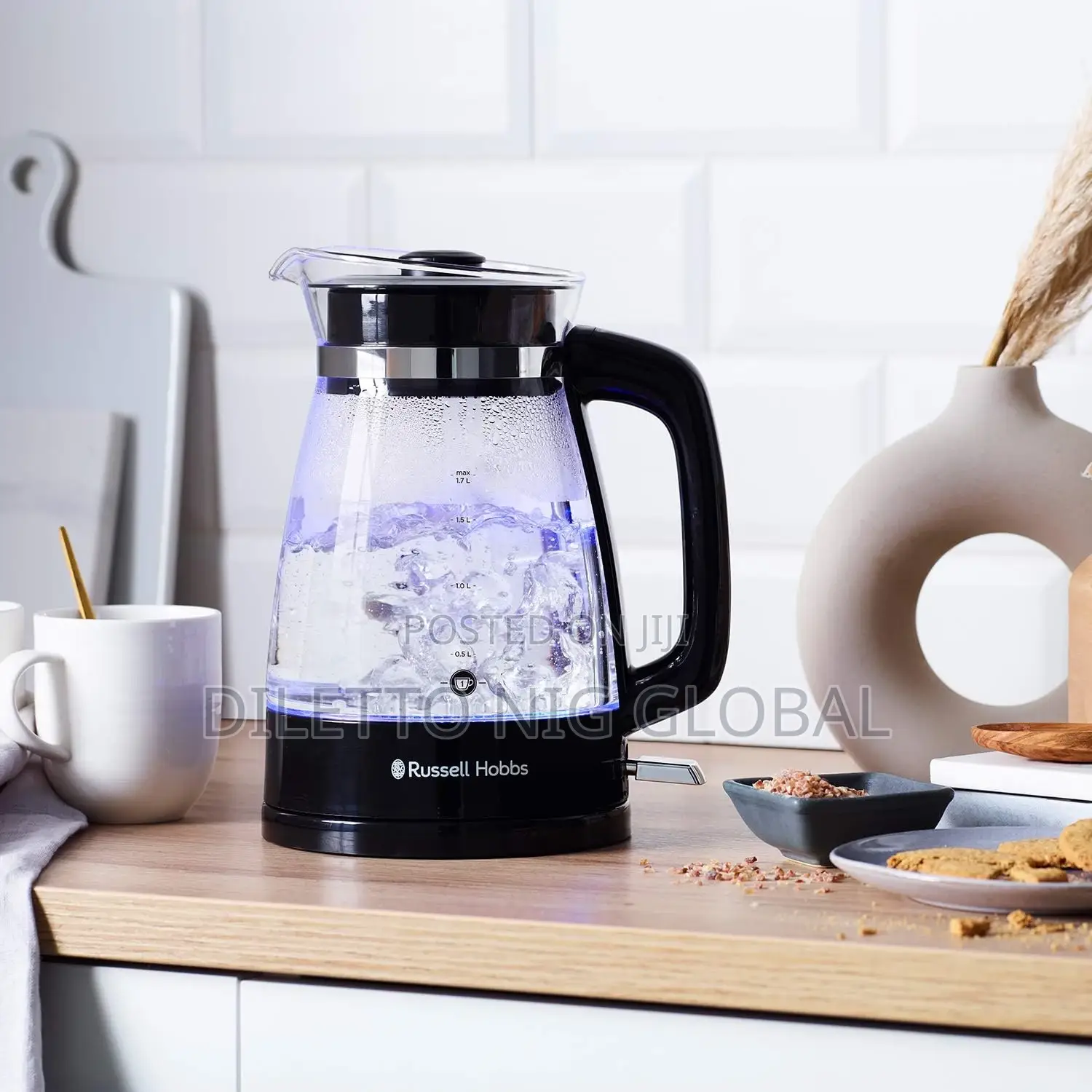 Russell Hobbs Hourglass Cordless Electric Glass Kettle