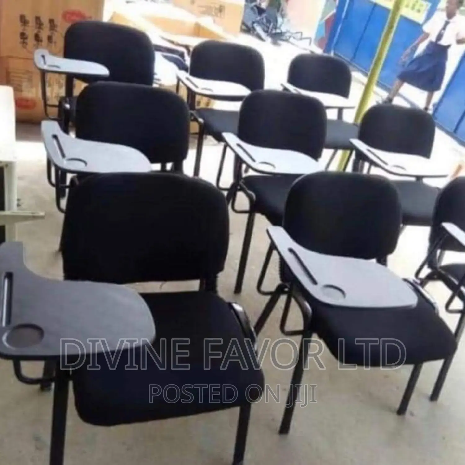Training Chair With Writing Pad for Training Centres