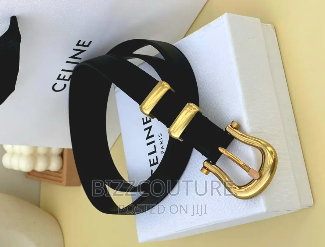 Original CELINE Leather Belts Available in Store