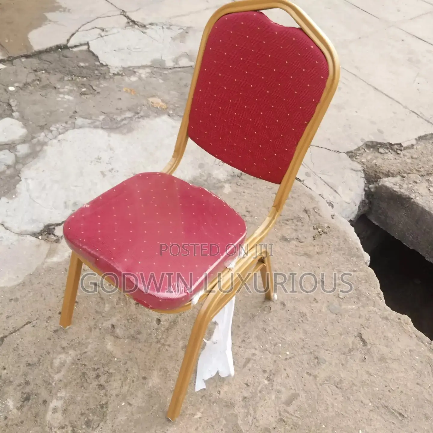 Iron Red Chair for Chair