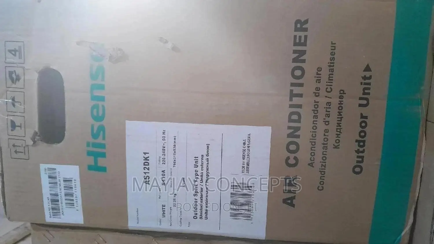 Hisense 1.5hp Copper Split Inverter Air Conditioner-As12dk1