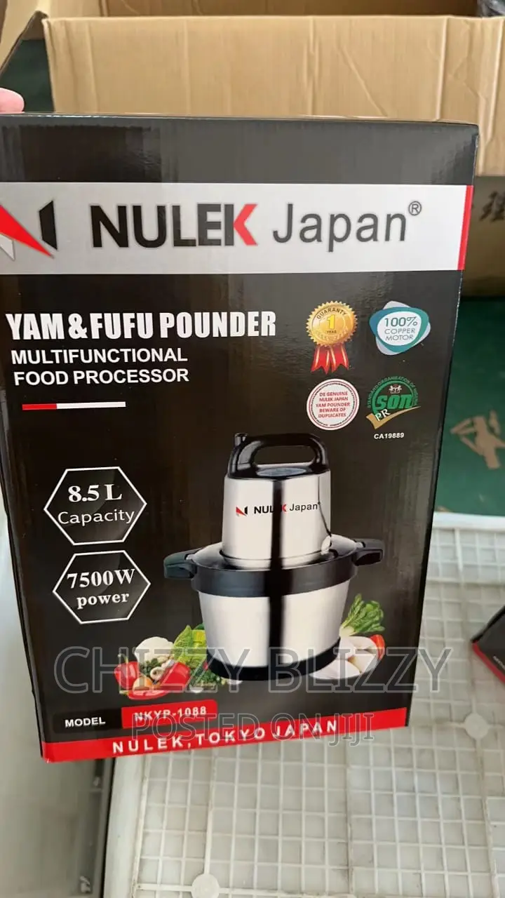 Nulek Japan Yam Pounder and Multifunctional Food Machine-8l