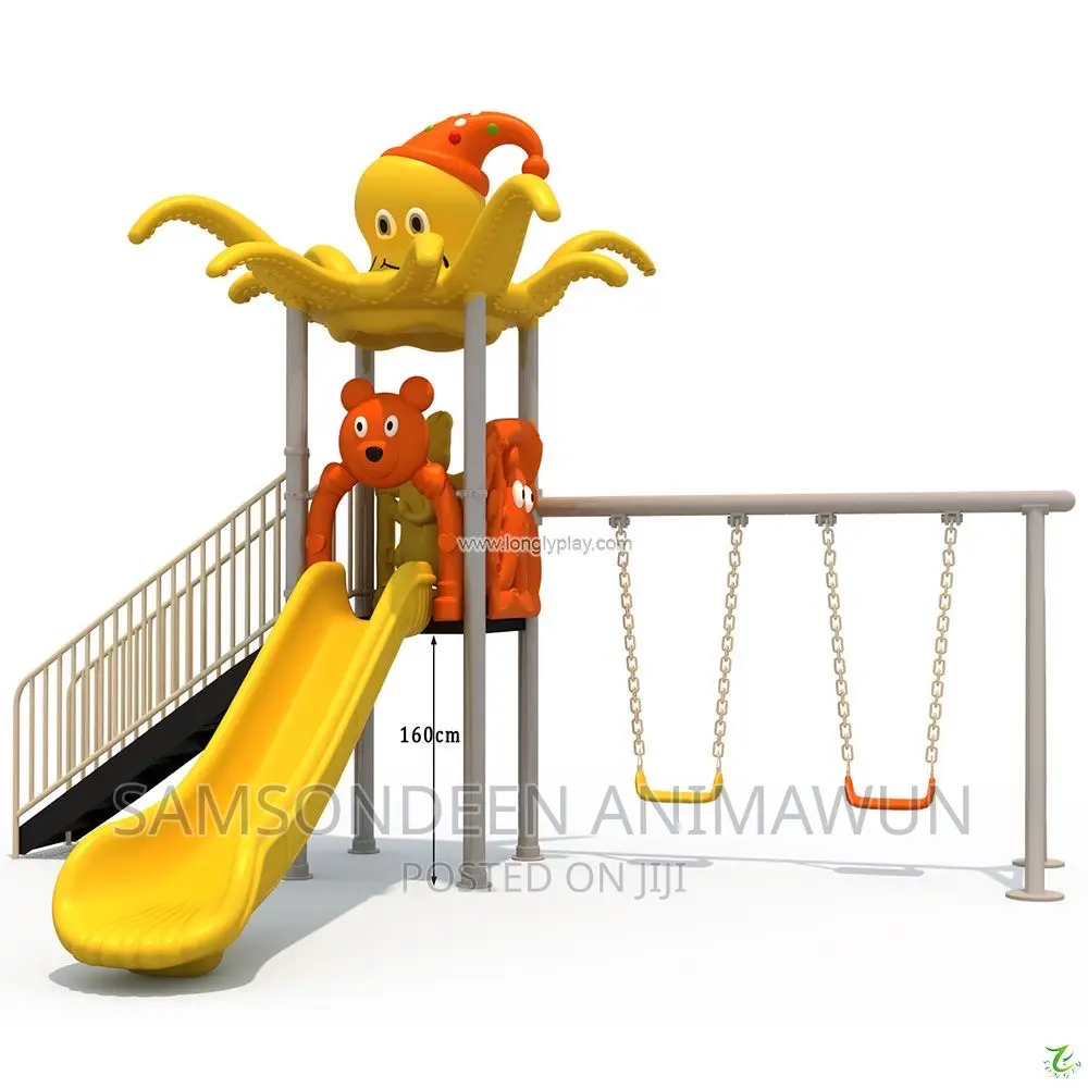 Massive Playground Set With Swing