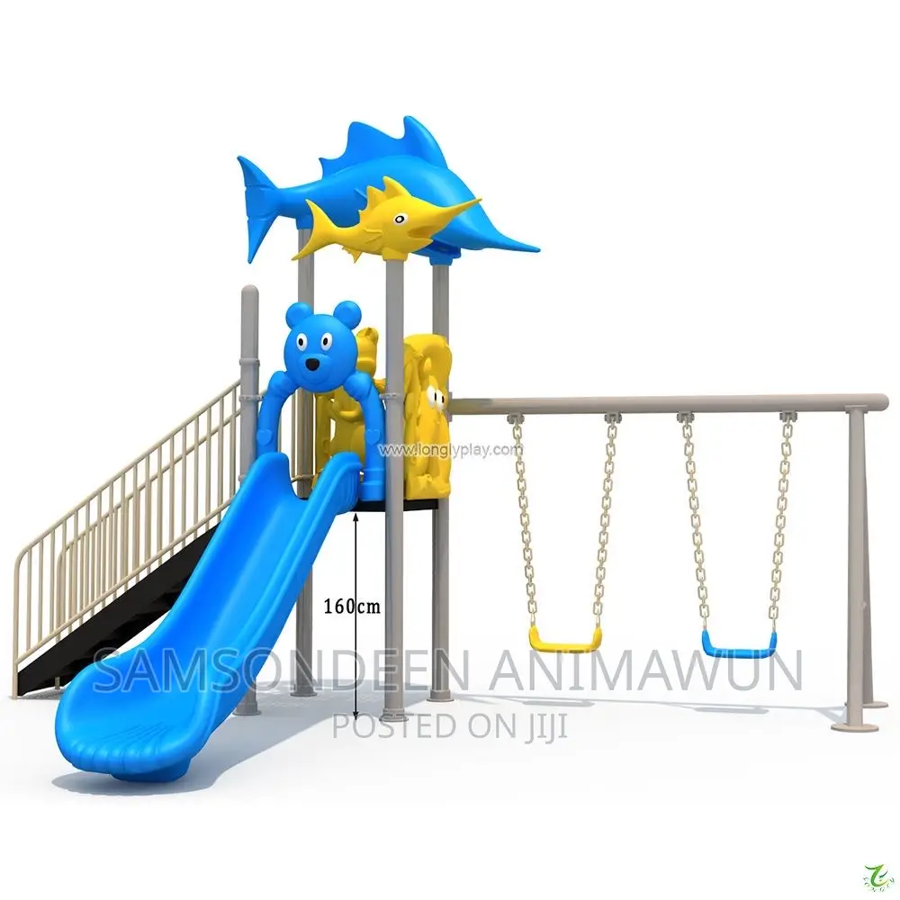 Massive Playground Set With Swing