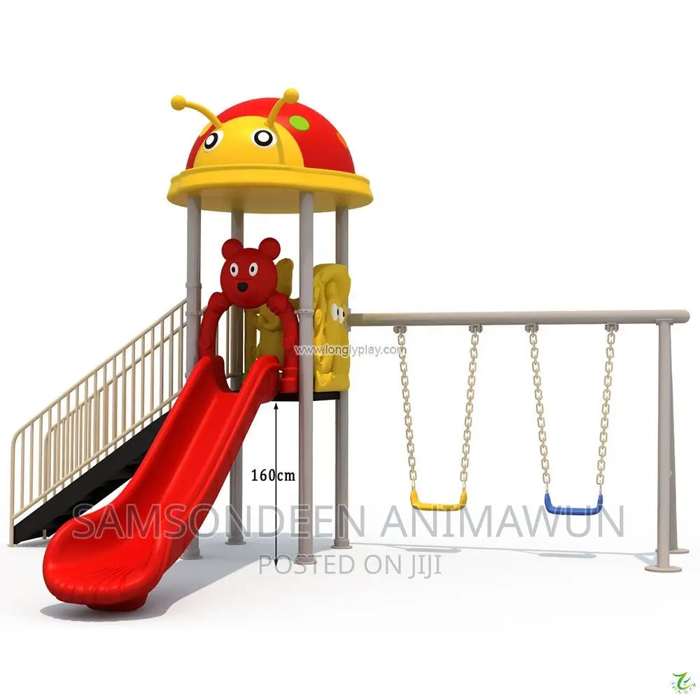 Massive Playground Set With Swing