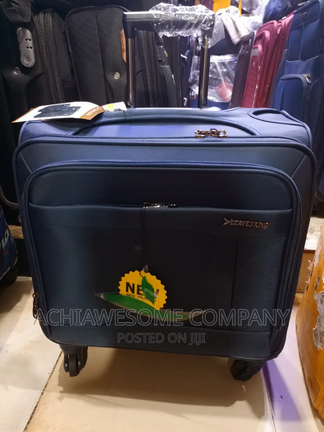 Leaves King Pilot Case With Anti Theft Zip