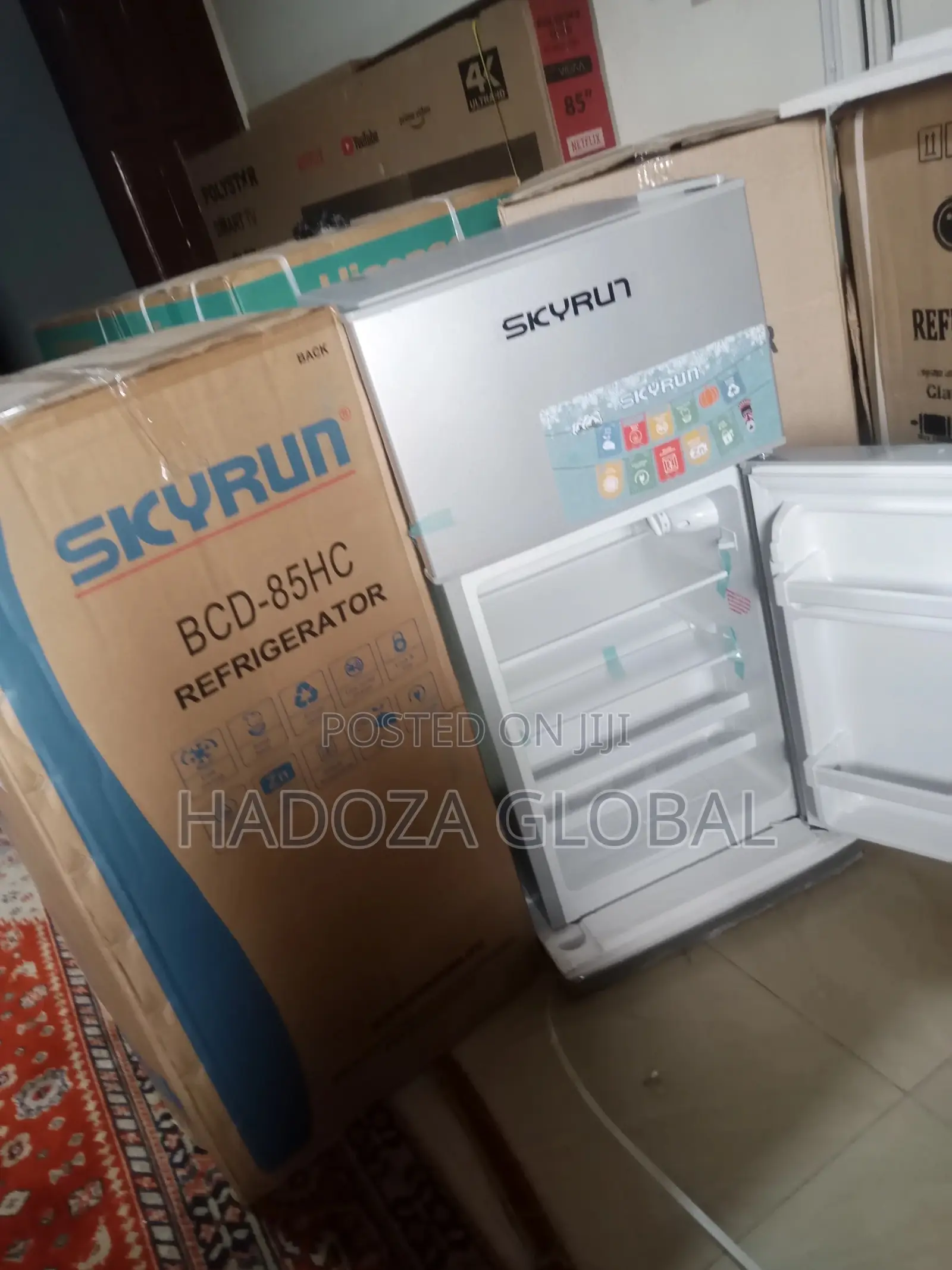 DURABLE Skyrun Double Door Refrigerator (Bcd-85hc)