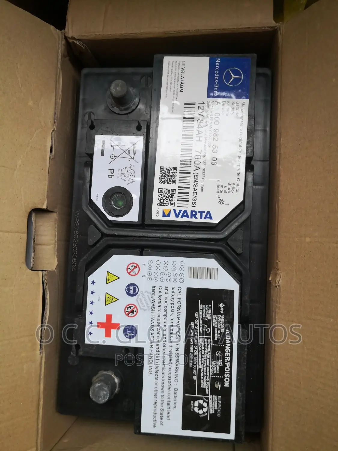 84a Battery for Mercedes-Benz