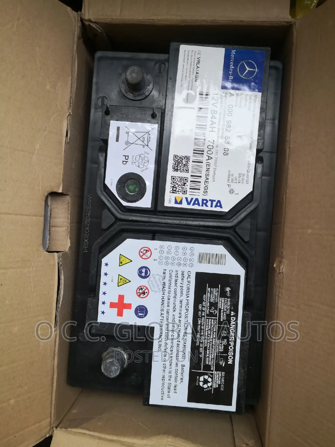 84a Battery for Mercedes-Benz
