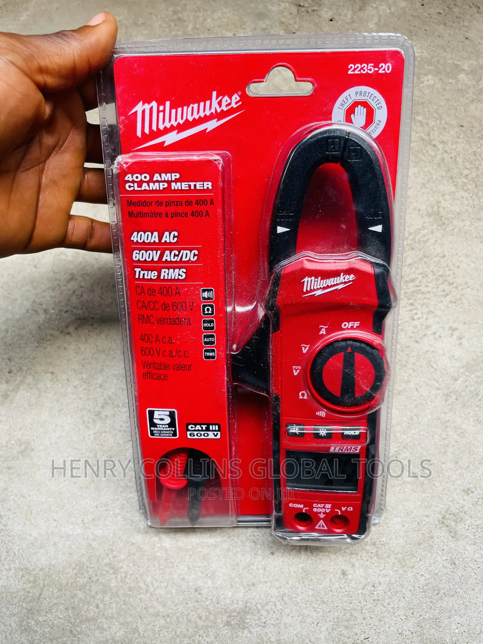 Milwaukee Digital Clampmeter Ac/Dc